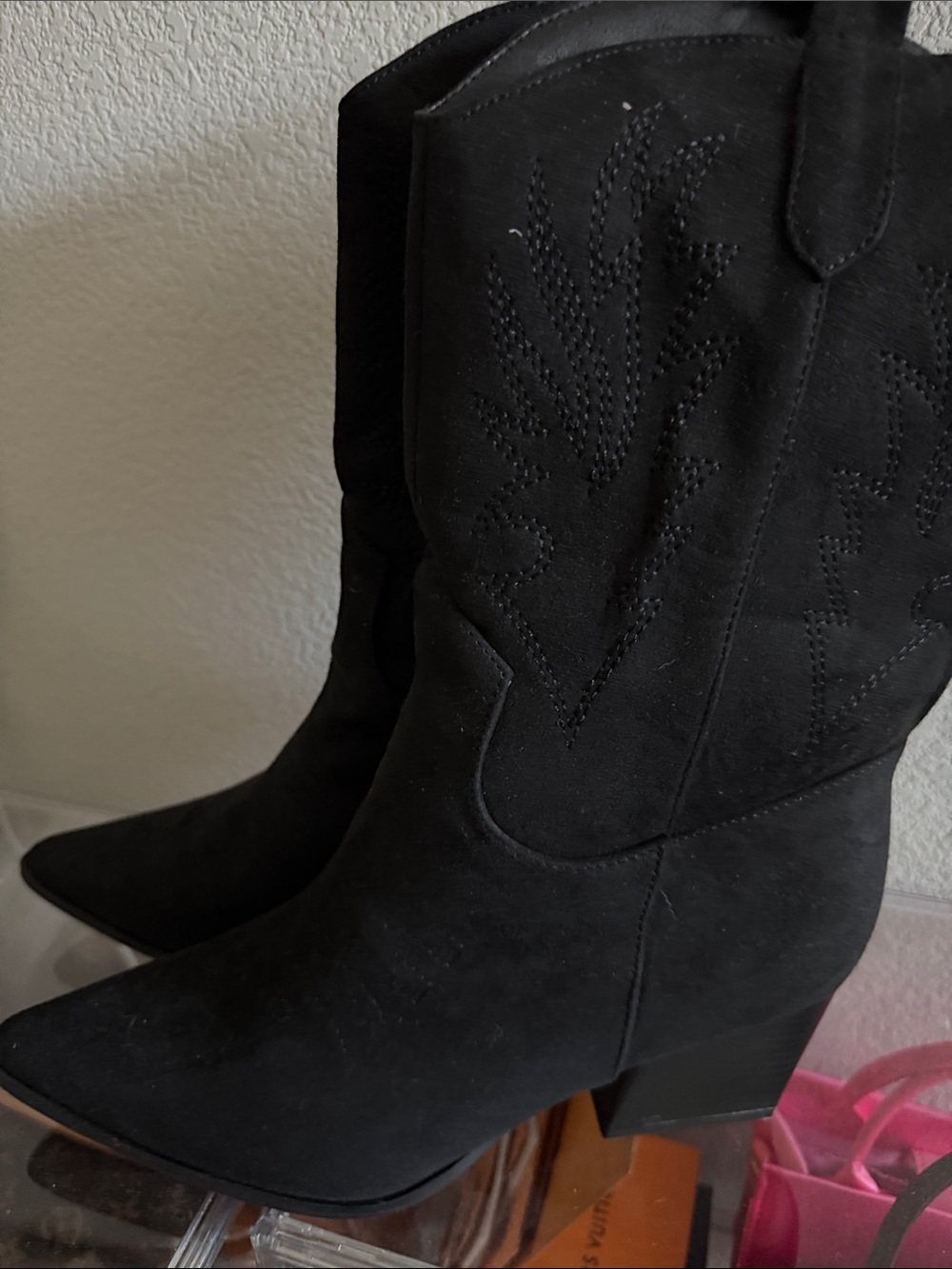 Miss Lola Festival Ready Cowgirl Boots - Black